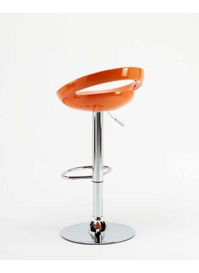 CAMA كرسي بار فيبر بتصميم عصري لون اورنج برتقالي من كاما kursi bar fibar bitasmim easriin lawn awrinj burtuqaliin min kama Fiber bar chair with a modern design, orange color from Cama  - Image 4