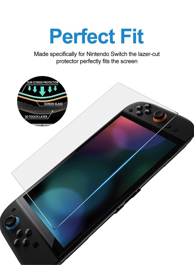 Tersely [2 Pack] OneTouch Screen Protector Glass for Nintendo Switch 2 2025 with [Auto Alignment Kit], Premium 9H Tempered Glass - Image 5