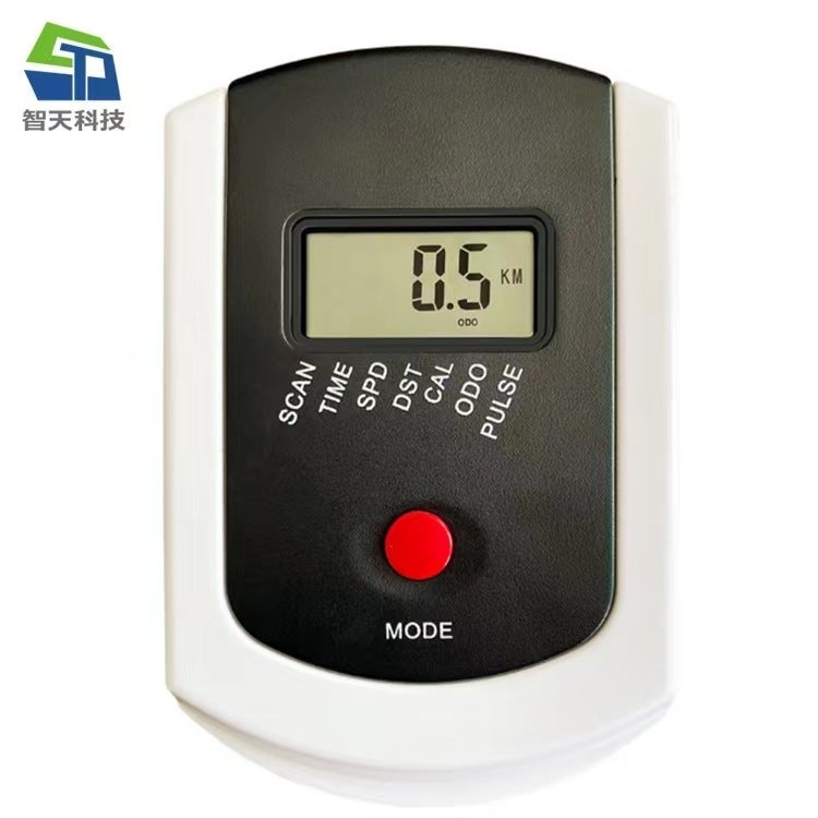 ساعة إلكترونية لدراجة سبينينغ عداد تمارين الدراجة جهاز عرض الوقت والسرعة معدات اللياقة البدنية - Image 1