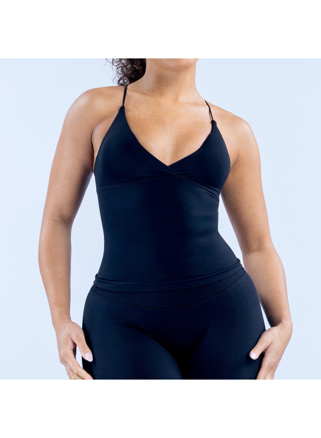 Seamless Yoga Vest For High-elasticity Tight-fitting Sports Vest, Top For Cycling And Running Sports Vest