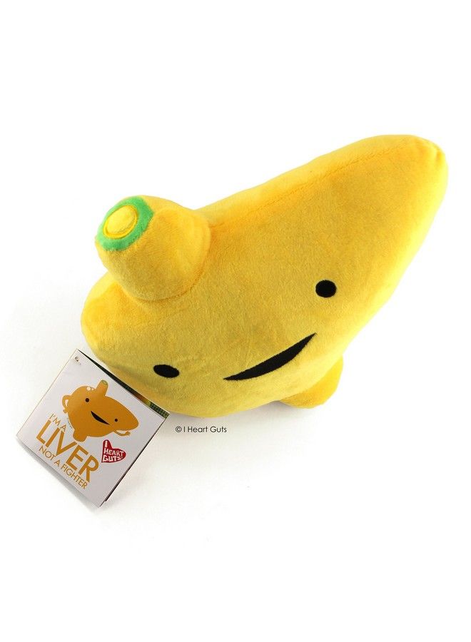 I Heart Guts Liver Plush I A Liver Not A Fighter 11" Hepatology Stuffed Toy - Image 4
