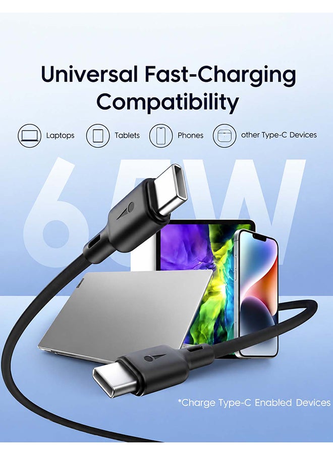 أورايمو كابل RobustLine Type-C إلى Type-C بقوة 60W | 3A، 1.5م - Image 4