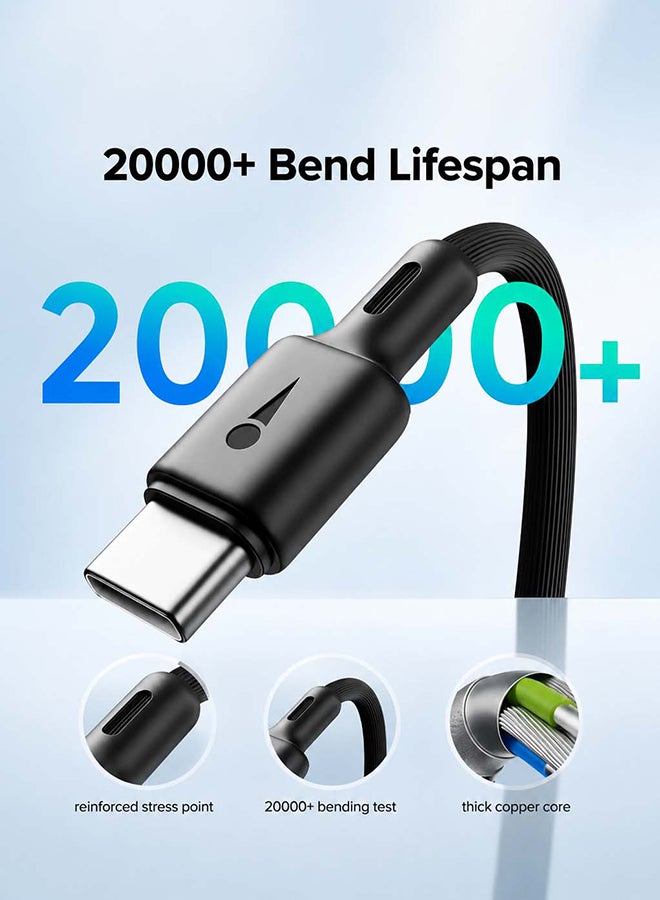 أورايمو كابل RobustLine Type-C إلى Type-C بقوة 60W | 3A، 1.5م - Image 2