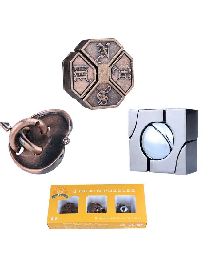 Brain Teaser Metal Puzzle 3D Unlock Interlocking Puzzle Adults Educational Toy, Puzzle Switch Games - Image 1