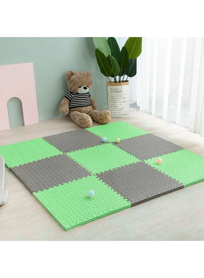 سيجناترون سجادة تمارين الألغاز للأطفال من SIGNATRON مع بلاط متشابك من إسفنج EVA وأرضيات واقية للمكتب والمنزل والمدرسة وصالة الألعاب الرياضية (9 بلاط - 36 قدمًا مربعًا) - Image 1