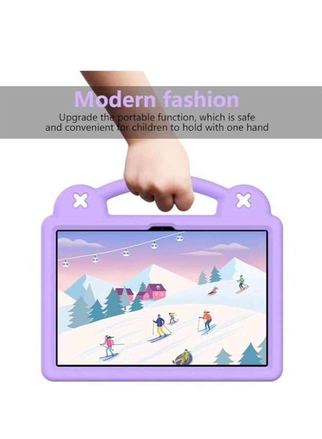Kids Case Compatible with Huawei Matepad SE 10.4 Inch, Heavy Duty EVA Foam Shockproof Cover Kids Proof Case with Stand (Pink) - Image 3