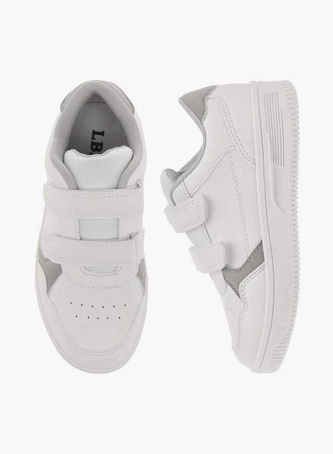 ال بي ال من شو اكسبرس سنيكرز أولاد بنعل خارجي بنقوش مع إغلاق بشريط لاصق