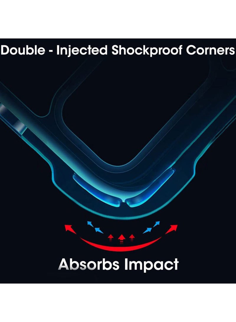 Wtech TPU Hand Grip Air Pillow Case Cover For Infinix Note 40 Pro 4G / 5G 2024 Clear/Eggplant Purple - Image 5