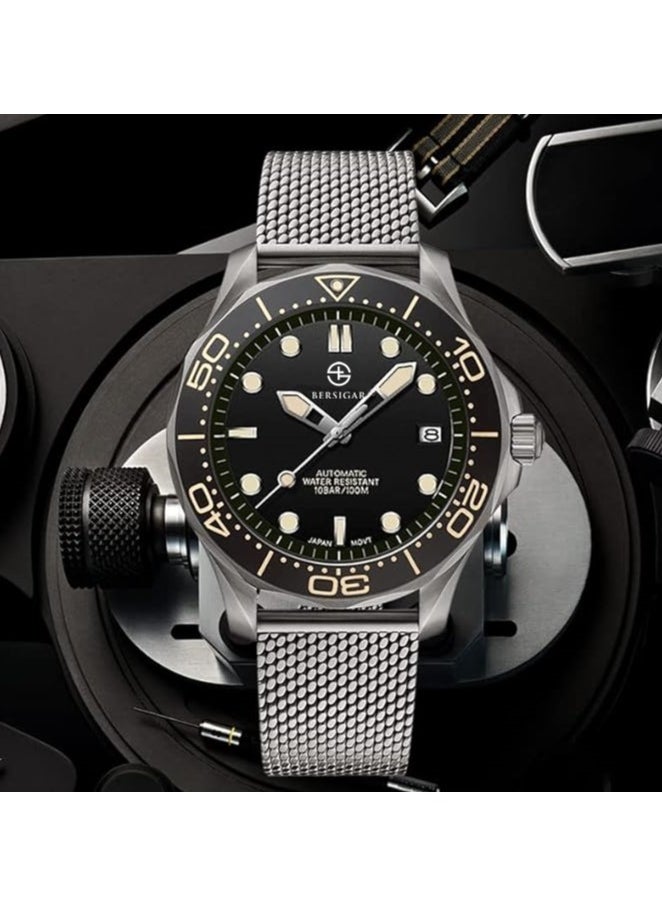 BERSIGAR - Bersigar BG-1667 No Time to Die Stainless Steel Mechanical Watch - Image 1