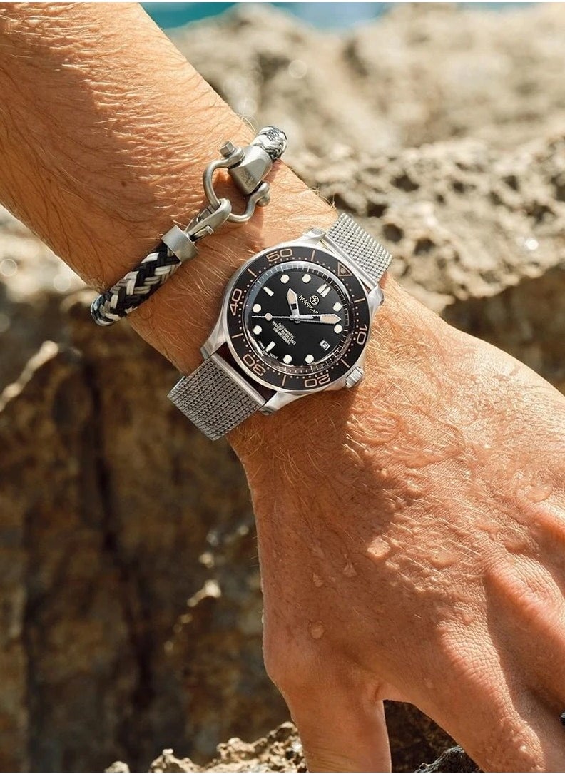 BERSIGAR - Bersigar BG-1667 No Time to Die Stainless Steel Mechanical Watch - Image 1
