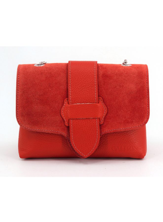 Galitzine GALITZINE Genuine Leather Suede Red Color Bag for Women - Image 4