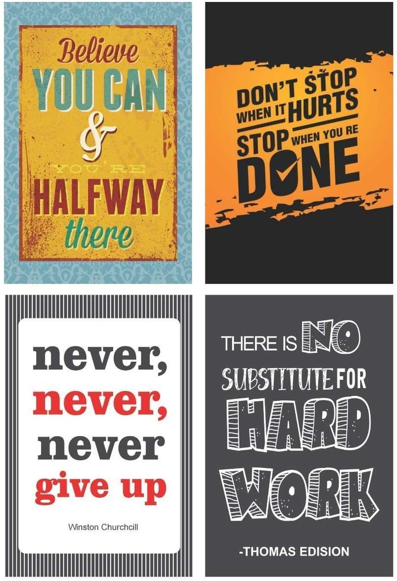 Paper Plane Design Inspirational Wall Poster (Pack of 10) - Image 3