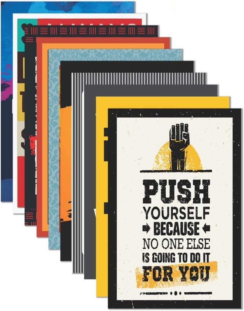 Paper Plane Design Inspirational Wall Poster (Pack of 10) - Image 1