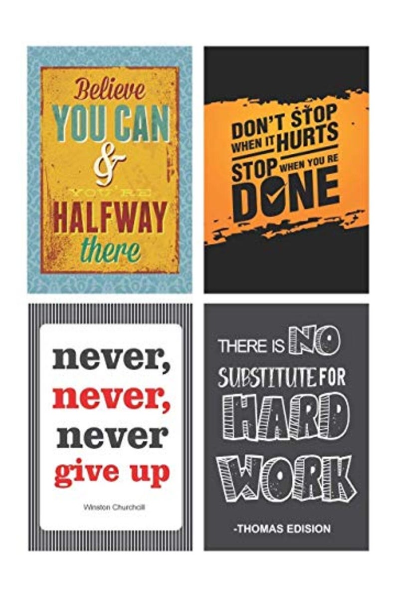 Paper Plane Design ALAYRA Inspirational Wall Poster (45 cm x 30 cm x 2 cm) (Pack of 10) - Image 4