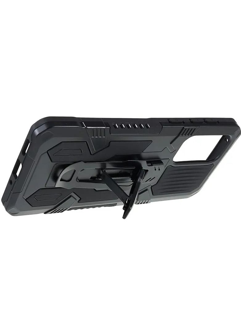 HEXABEX حافظة سامسونج S23 الترا، حافظة حماية هجينة مقاومة للصدمات لهاتف سامسونج S23 الترا اسود - Image 3