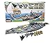 Toy Essentials 33 Inch Aircraft Carrier with Soldiers Jets Military Vehicles 18 Fighter Jets - Image 4