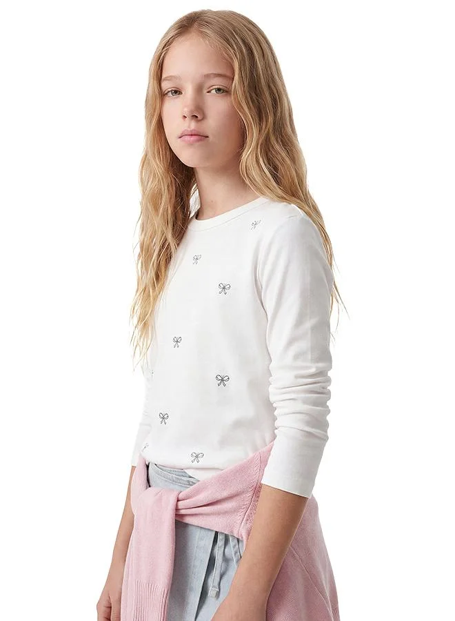 كوتون Long Sleeve T-Shirt