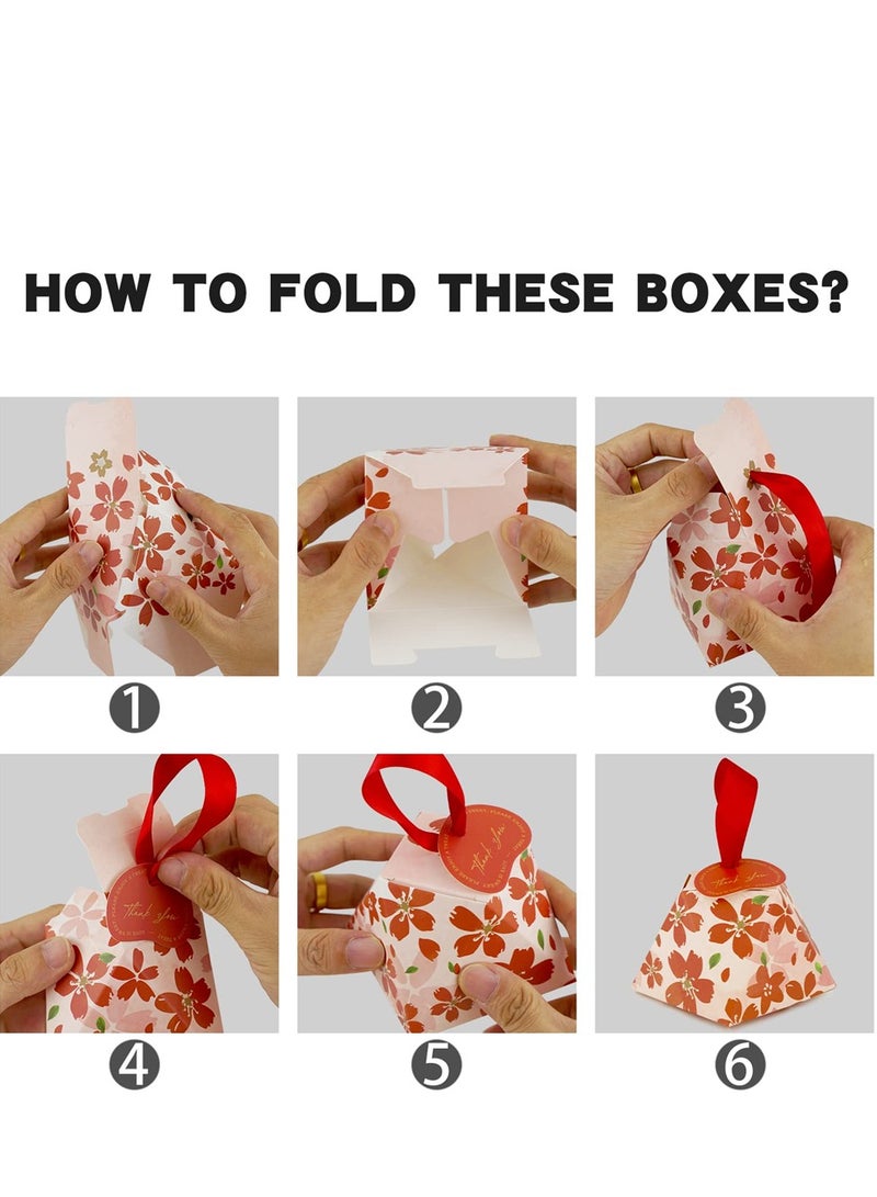 Excefore 30 Pcs Small Gift Boxes Candy Boxes for Gifts Crafting, Wedding Party Favor Cupcake Boxes - Image 5