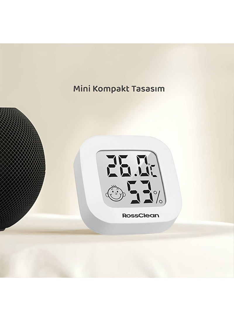 Smile Digital Thermometer High Precision Temperature and Humidity Meter with LCD Display
