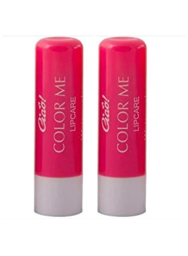 تشاو مجموعه من قطعتين كولور مي للعناية بالشفاه بطيخ