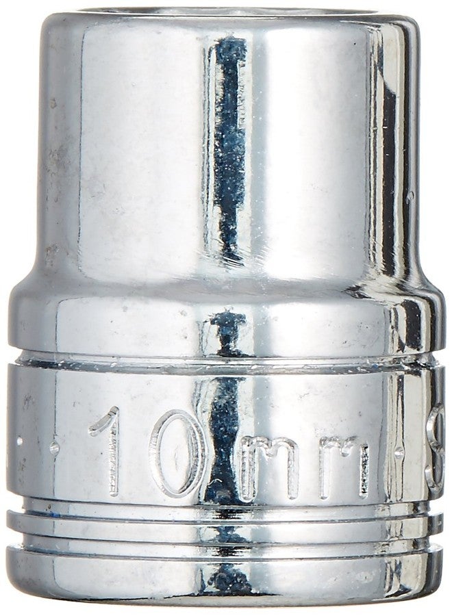 SK Tools USA 3/8" Drive, 10MM, 12 Point, Standard Chrome Socket | 2310 - Image 4
