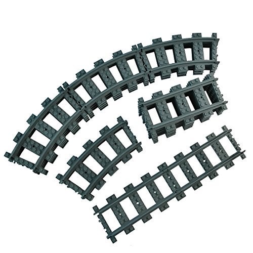 SPRITE WORLD City Train Tracks NonPowered City Railroad 24pcs Compatible Major Brands Building Block Toy Gifts - Image 5