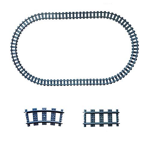 SPRITE WORLD City Train Tracks NonPowered City Railroad 24pcs Compatible Major Brands Building Block Toy Gifts - Image 1