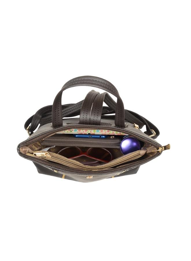 Baggit Women Brown Tote Medium Size | Ladies Stylish Casual Purse Bag - Image 5