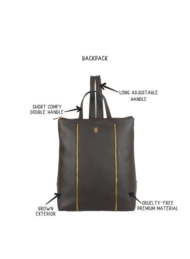 Baggit Women Brown Tote Medium Size | Ladies Stylish Casual Purse Bag - Image 2