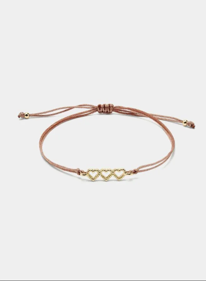 بارفوا سوار حبل قابل للتعديل مع قلوب