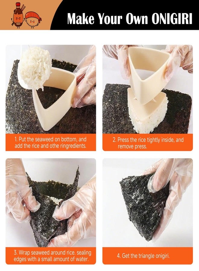 SmileTools Musubi Mold Kit Musubi Press Molds with 2 Musubi Maker, 1 Triangle Onigiri Mold, 2 Rice Paddle, 1 Luncheon Meat Slicer for SPAM - Image 5