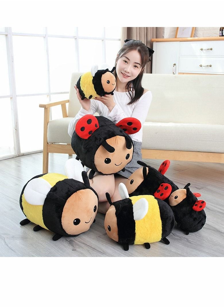 Generic - Bee Plush Toy Super Soft Bee Plush Doll Kawaii Honeybee Plush Pillow Cushion Animal Stuffed Plush Doll Halloween Birthday Gift for Kids Boys Girls 30cm - Image 1