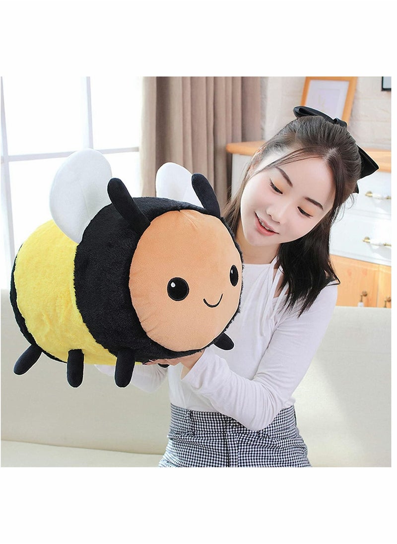 Generic - Bee Plush Toy Super Soft Bee Plush Doll Kawaii Honeybee Plush Pillow Cushion Animal Stuffed Plush Doll Halloween Birthday Gift for Kids Boys Girls 30cm - Image 1