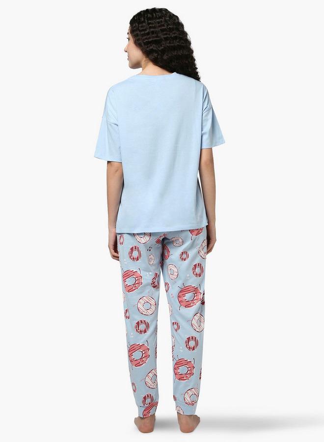 Zivame Doughnut Print Pyjama Set - Image 3