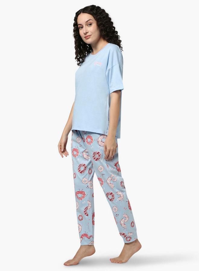 Zivame Doughnut Print Pyjama Set - Image 2