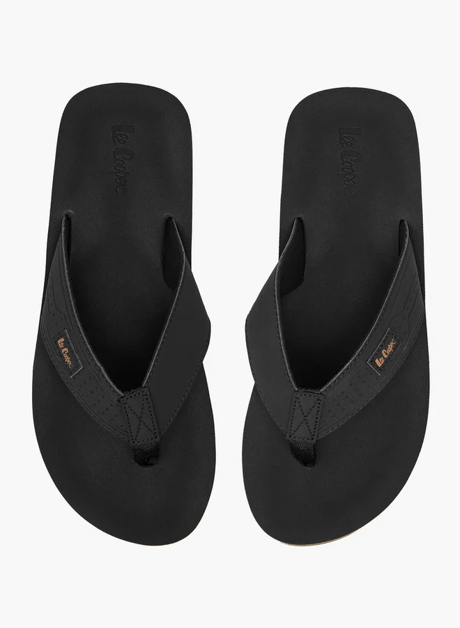 لي كوبر Men's Solid Thong Slippers