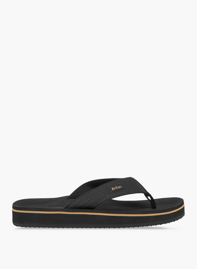 لي كوبر Men's Solid Thong Slippers