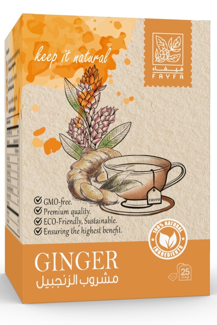 فايفا فيفاء مشروب الزنجبيل 25 كيس - Image 1