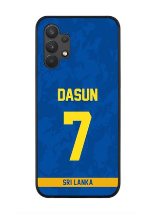 Rugged Black Edge Case for Samsung Galaxy A32 (LTE / 4G), Slim fit Soft Case Flexible thin Cover - Player Name - Dasun Shanaka, Jersey Number- 7 - pzsku/Z1F27D659A8AB5DBDF130Z/45/_/1697269301/bc0268db-a008-4541-a032-e3841f73472e