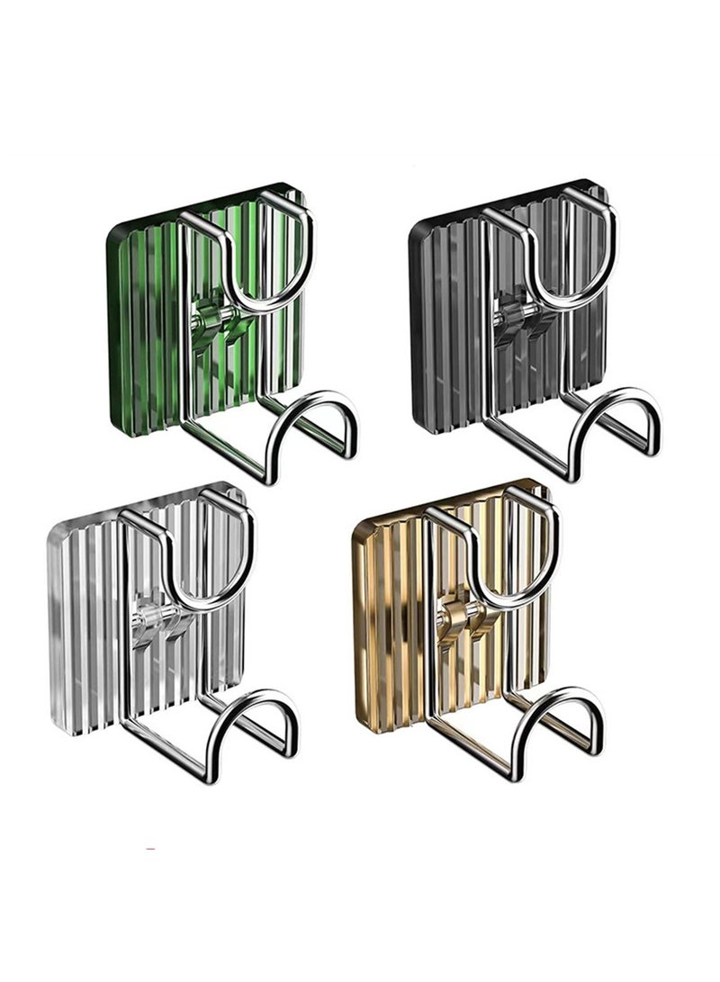 4pcs Washbasin storage rack bathroom punch-free washbasin rack wall-mounted basin hanger traceless hook - Image 1