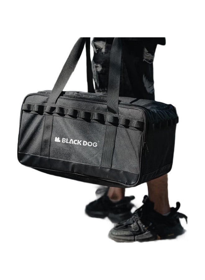 Black Dog Camping Storage Bag, Picnic Bag, Storage Box, Outdoor Divider, Adjustable 30L Large Capacity Storage Bag - Image 3