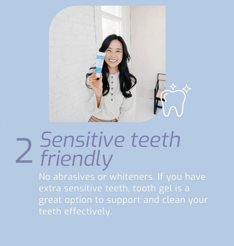 Silver Biotics Tooth Gel | SilverSol Agâ‚„Oâ‚„ 22 ppm Nano-Silver Infused Gel for All Natural Gum & Teeth Protection | Glacial Mint | 4 oz - Image 3