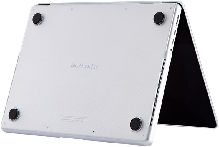 سيفن لاين متوافق مع أفضل حافظة MacBook Pro 16 بوصة 2021 2022 M4 M3 M2 M1 A2485 A2779 A2991 A3403 حافظة صلبة واقية غير لامعة للكمبيوتر المحمول مع غطاء لوحة مفاتيح (تخطيط EU)، شفاف ألياف كربون - Image 3