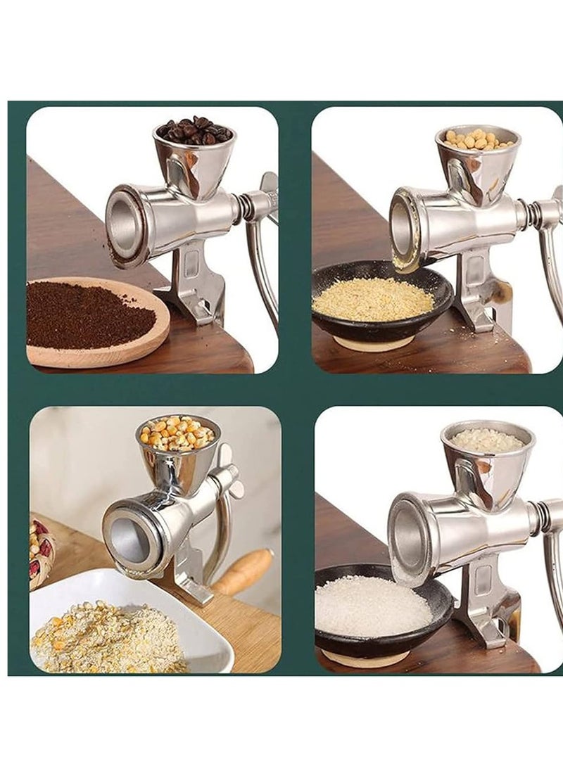 eBasket - Manual Meat Grinder Biscuit Maker - Cast Iron - Size 10 Multifunctional meat and vegetable grinder combines a meat grinder, vegetable blender, biscuit and cookie maker in one device, saving space in the kitchen and making it easier for you to multitask. Elegant design and high precision: Made of high-quality cast iron in modern and attractive colors, it adds an aesthetic touch to your kitchen and grabs everyone's attention. High-quality materials: The cast iron used in the manufacture of the grinder provides exceptional durability and strength, ensuring that it can withstand many years of intensive use. Easy to install and use: The grinder can be easily installed on any table in the kitchen and adjusted tightly. The design also has a practical size that makes it easy to use and clean. Cookie and biscuit making capabilities: It allows you to make biscuits and cookies in different shapes and sizes and add a special touch to your meals. - Image 1