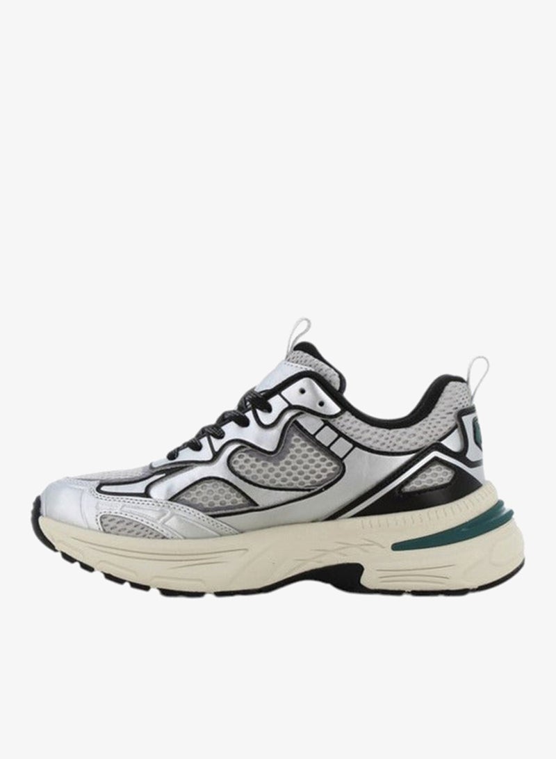 SJ Women's Panelled Lace-Up Sneakers - Image 5