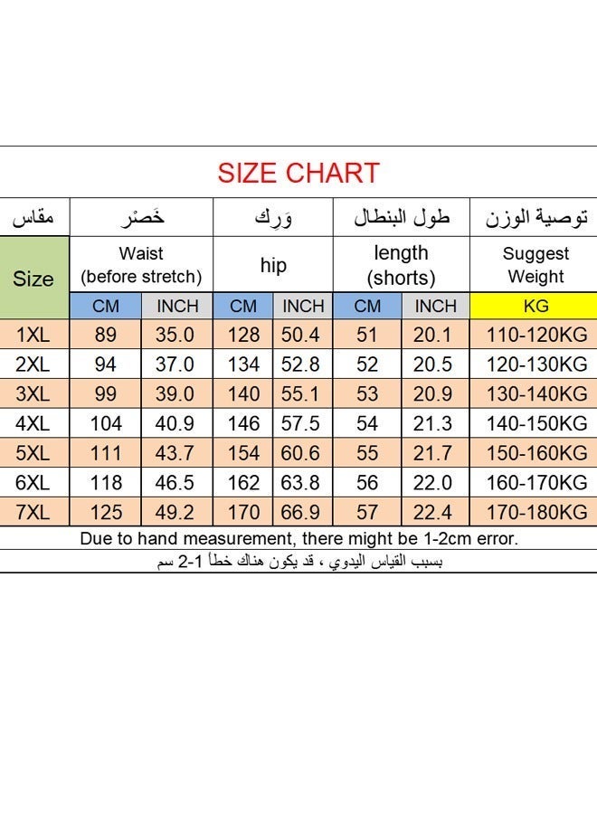 PATELIS Men's Plus Size Ice Silk Stretch Shorts,Summer Loose Sports & Recreation Shorts,Zip Pocket Breathable Quick Dry Workout Running Shorts. 4XL 5XL 6XL 7XL - Image 2