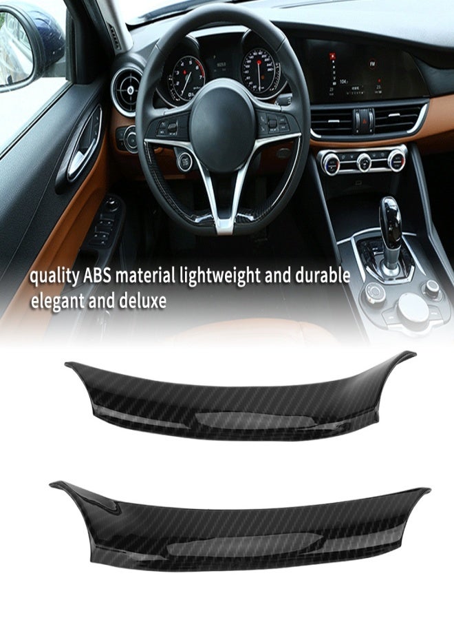 Car Interior Steering Wheel Decorative Decor Cover Trim for Alfa Romeo Stelvio/Giulia - Image 5