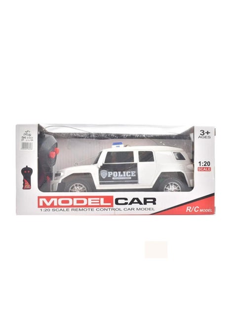 Remote Control Police Car Toy - 1:20 Scale, Realistic Simulation and Exciting Adventure for Kids