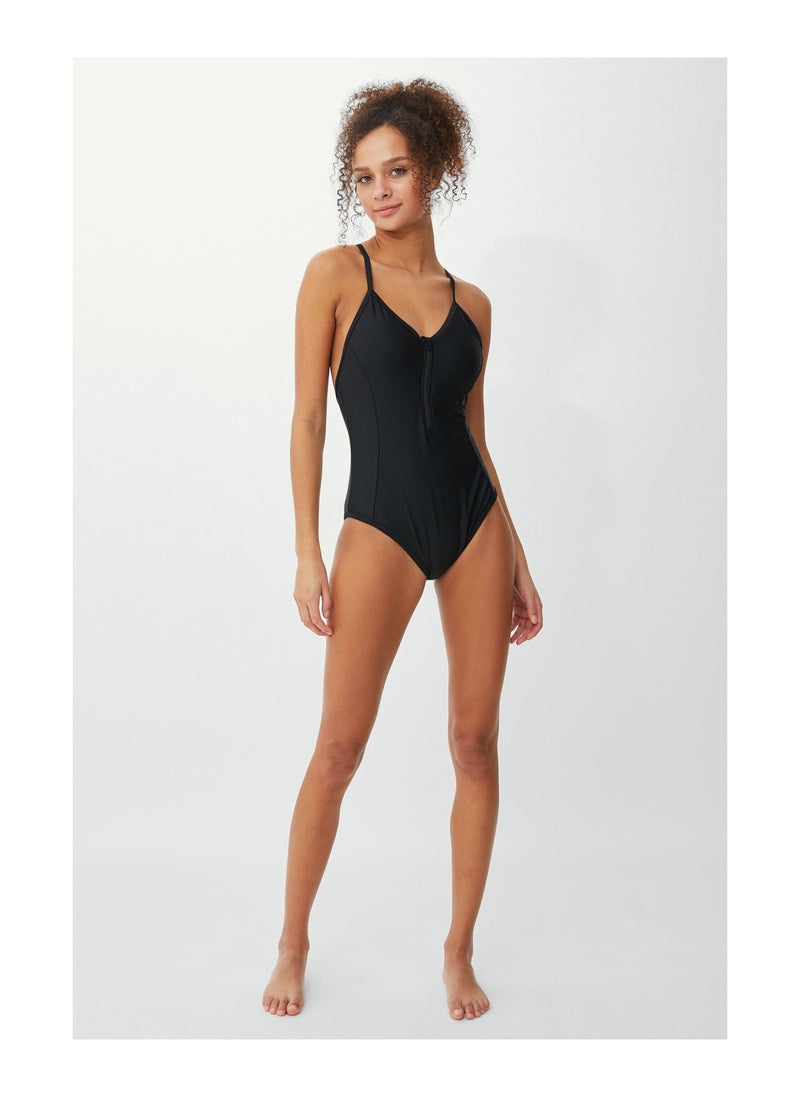 DEBENHAMS - Zip Front Active Costume - Image 1