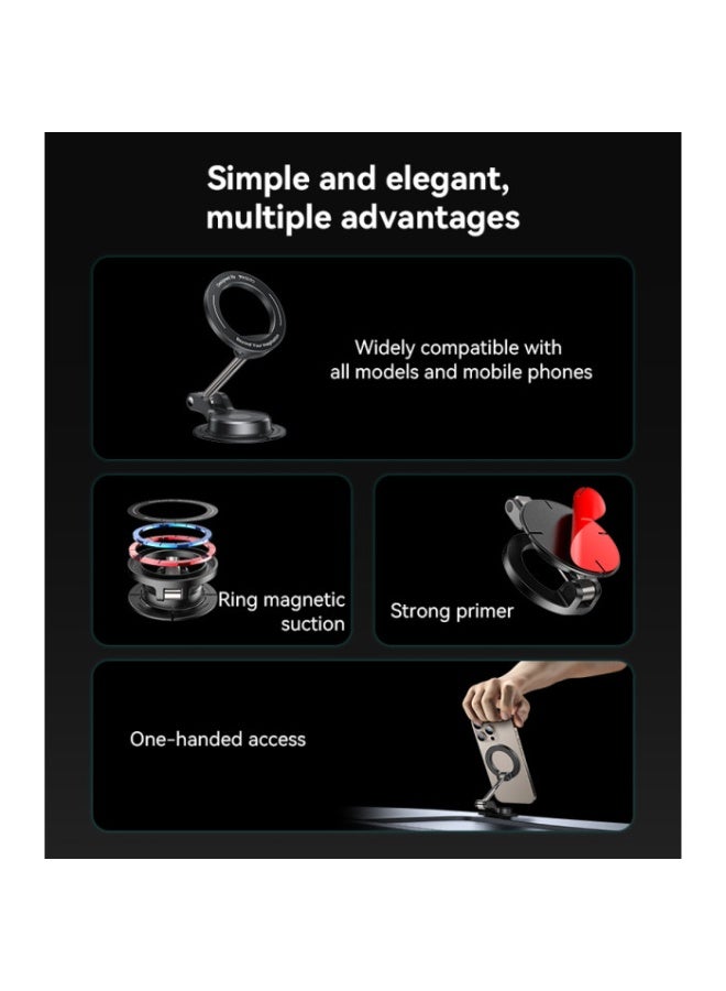 Yesido C218 Magnetic Car Phone Holder (Black) - Image 2